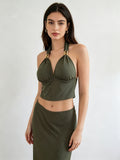 Completo verde due pezzi
